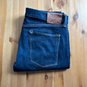 Hiroshi Kato Scissors Slim Taper - Jett 14oz Selvedge